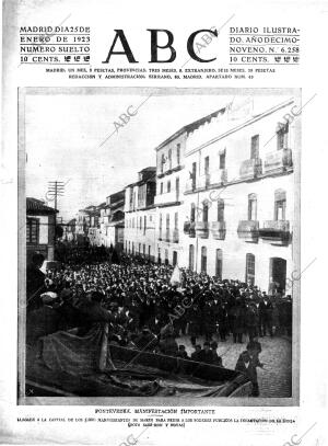 ABC MADRID 25-01-1923