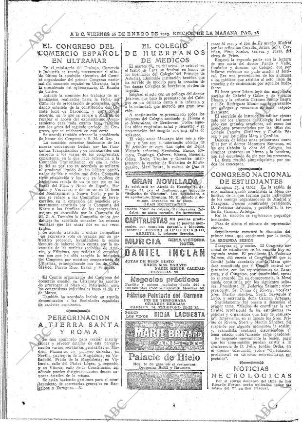 ABC MADRID 26-01-1923 página 18