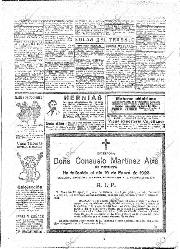 ABC MADRID 26-01-1923 página 26