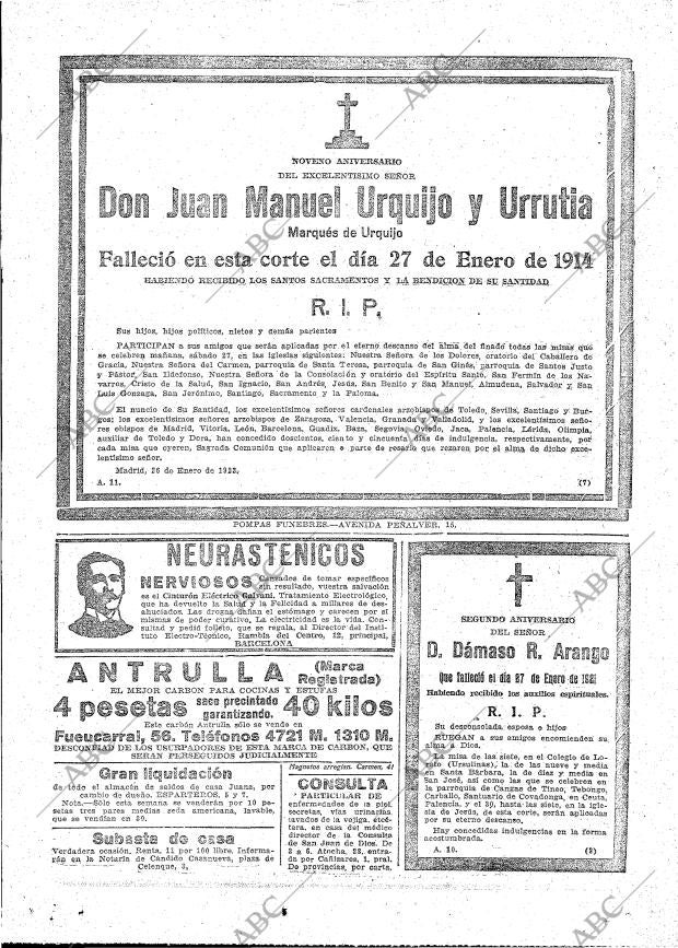 ABC MADRID 26-01-1923 página 27