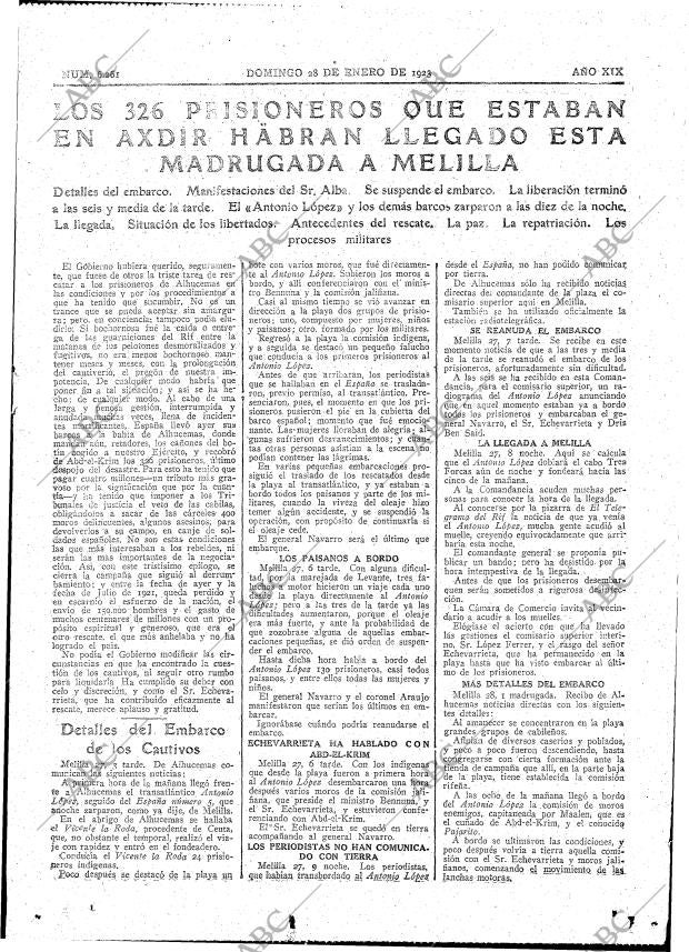 ABC MADRID 28-01-1923 página 15