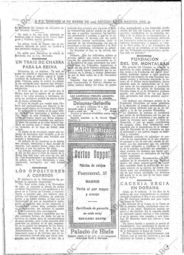 ABC MADRID 28-01-1923 página 24