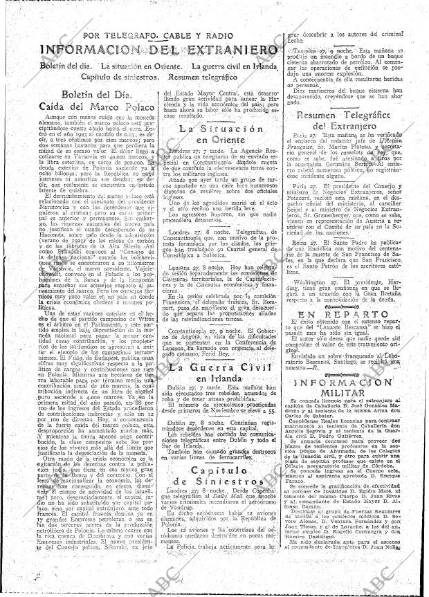 ABC MADRID 28-01-1923 página 27