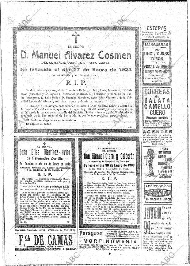 ABC MADRID 28-01-1923 página 42