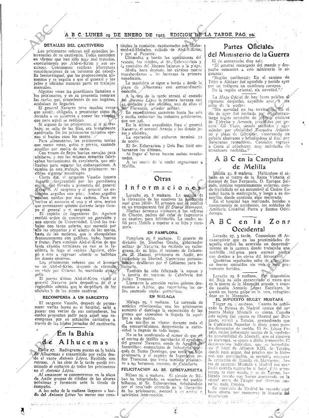 ABC MADRID 29-01-1923 página 10