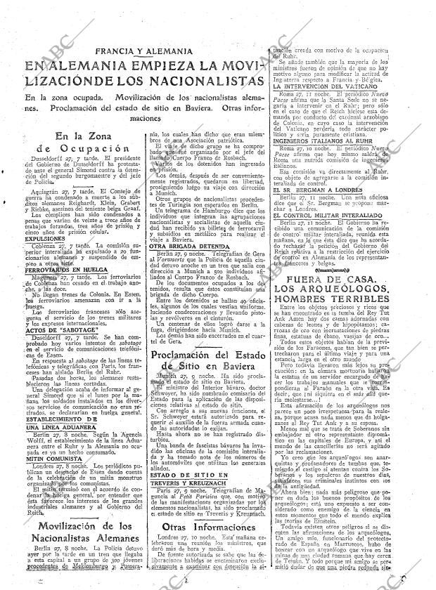 ABC MADRID 29-01-1923 página 11