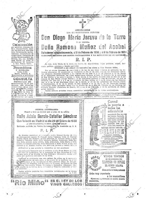 ABC MADRID 29-01-1923 página 27