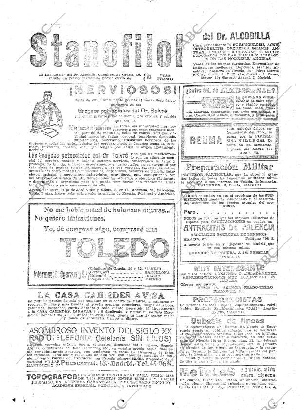 ABC MADRID 29-01-1923 página 28