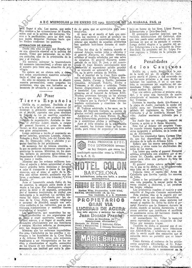 ABC MADRID 31-01-1923 página 10