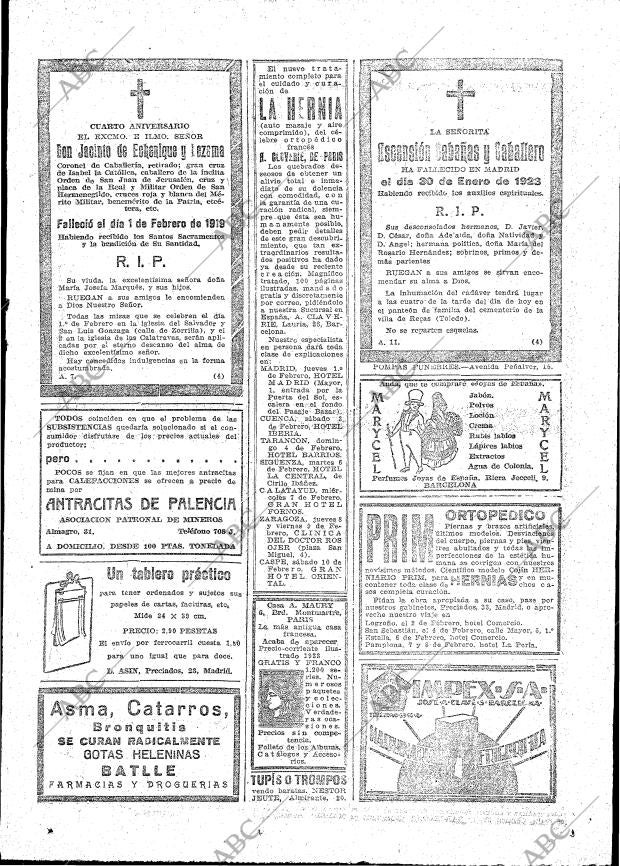 ABC MADRID 31-01-1923 página 29