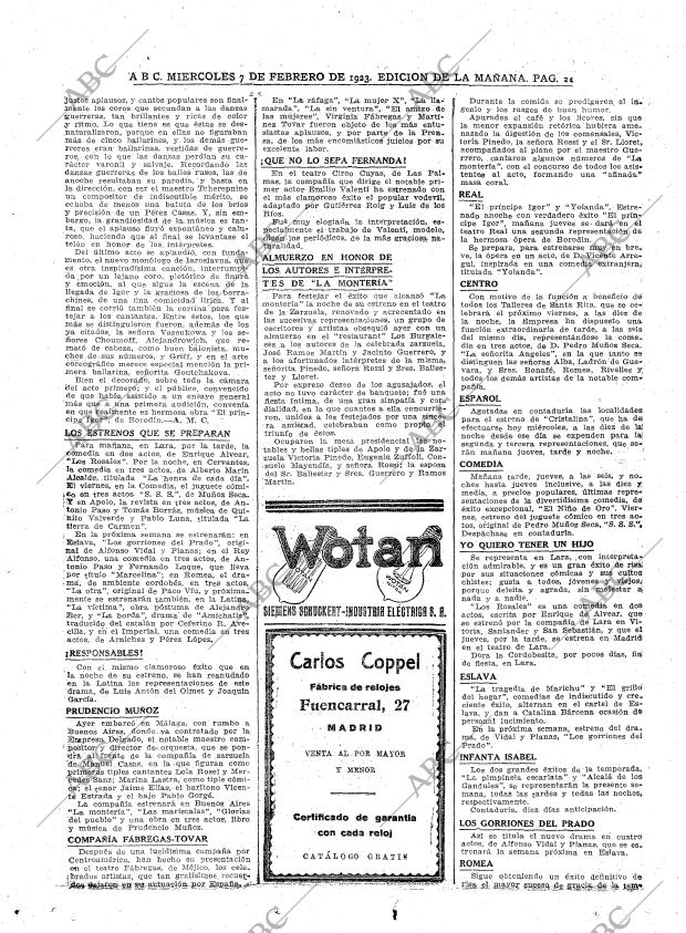 ABC MADRID 07-02-1923 página 24