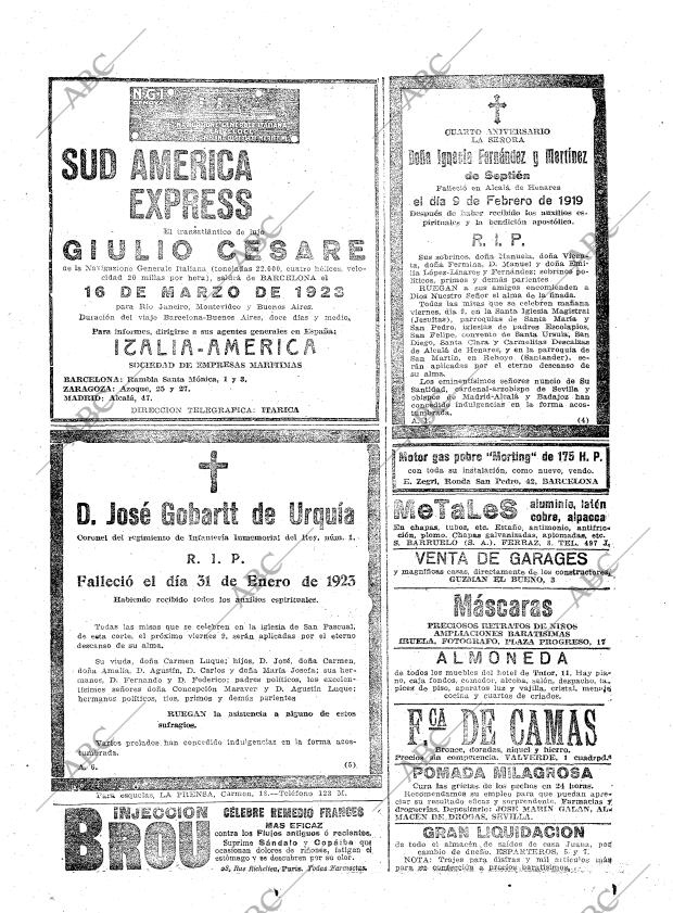 ABC MADRID 08-02-1923 página 27