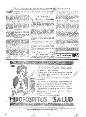 ABC MADRID 08-02-1923 página 8