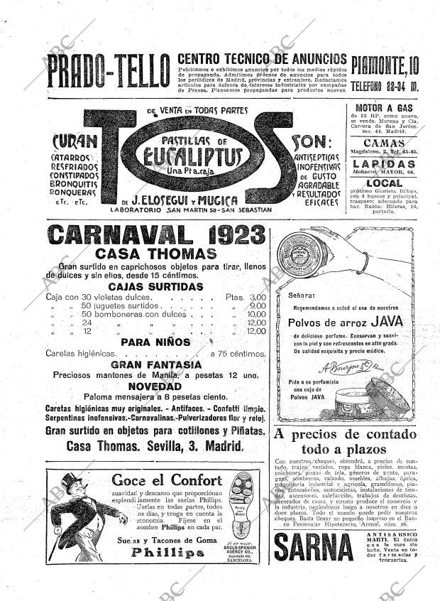 ABC MADRID 09-02-1923 página 2