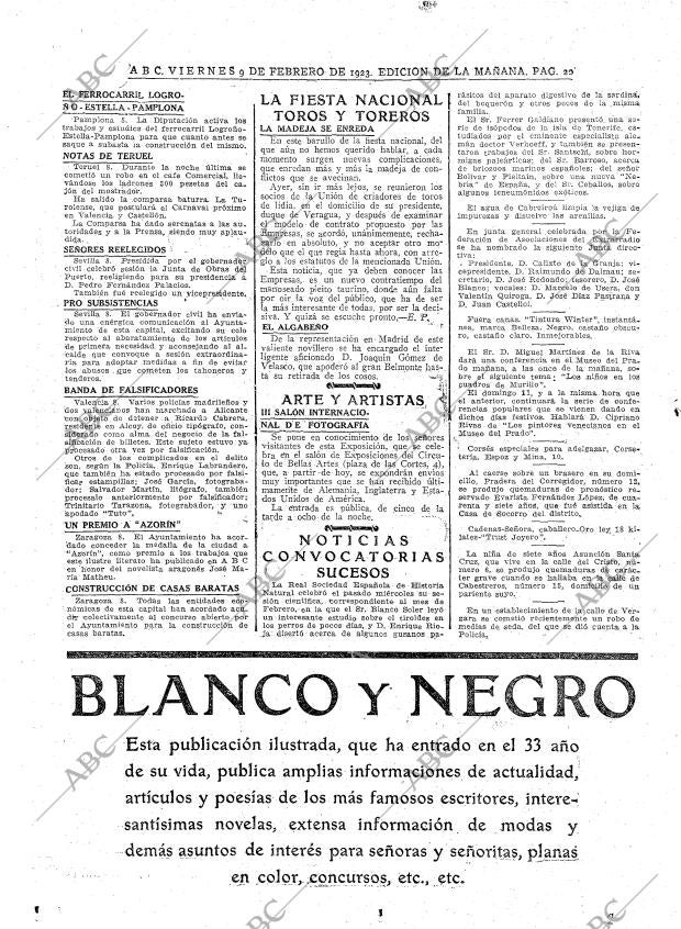 ABC MADRID 09-02-1923 página 20