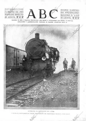 ABC MADRID 10-02-1923 página 1
