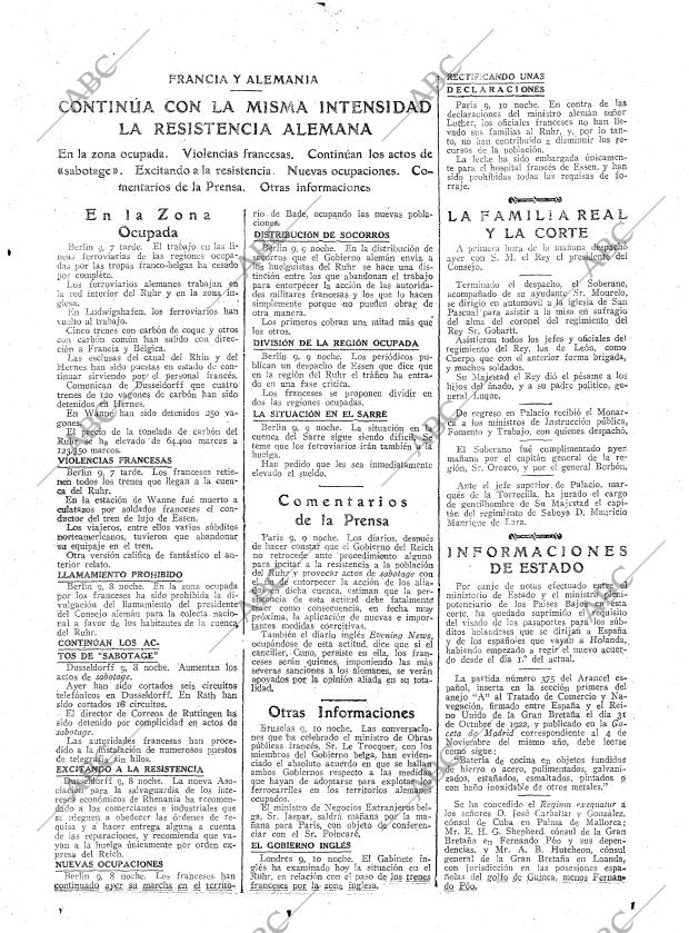 ABC MADRID 10-02-1923 página 15