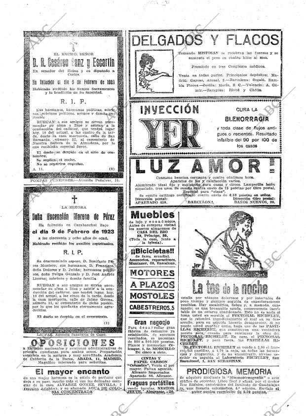 ABC MADRID 10-02-1923 página 26