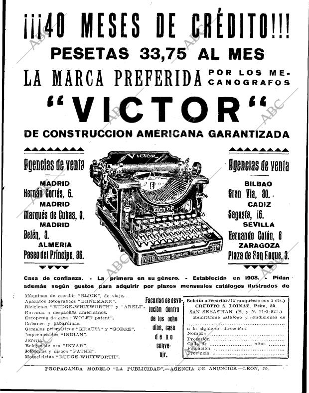 BLANCO Y NEGRO MADRID 11-02-1923 página 7