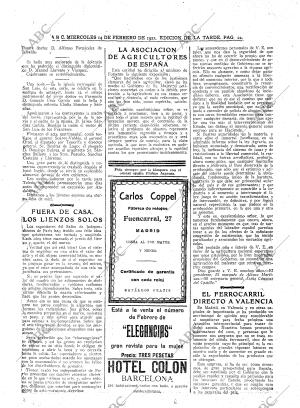 ABC MADRID 14-02-1923 página 12