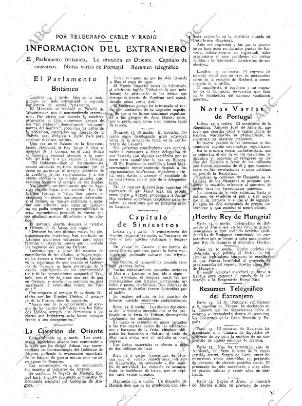 ABC MADRID 14-02-1923 página 15