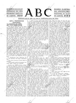 ABC MADRID 14-02-1923 página 3