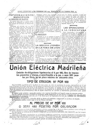 ABC MADRID 15-02-1923 página 10