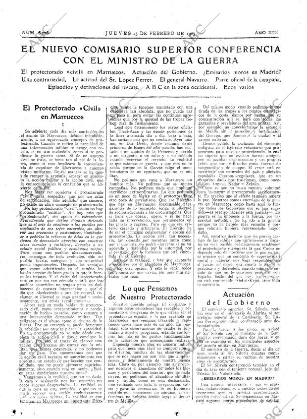 ABC MADRID 15-02-1923 página 7