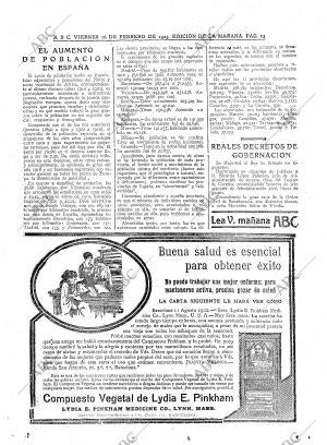 ABC MADRID 16-02-1923 página 14