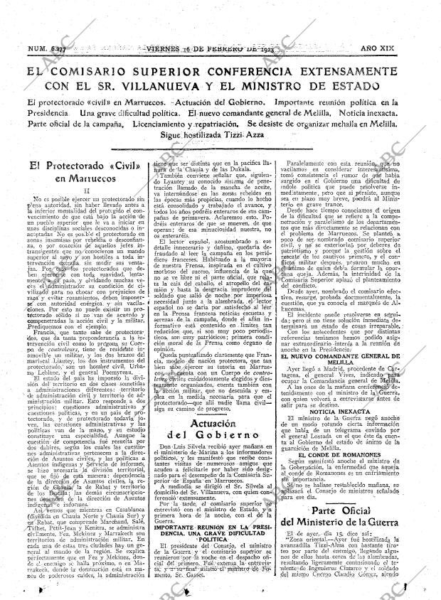 ABC MADRID 16-02-1923 página 9