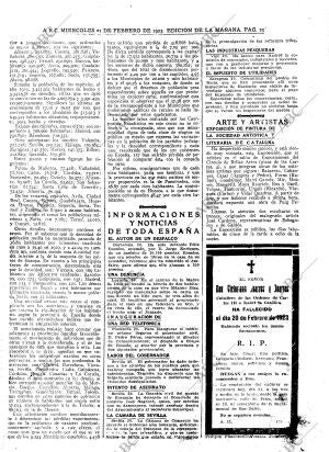 ABC MADRID 21-02-1923 página 21
