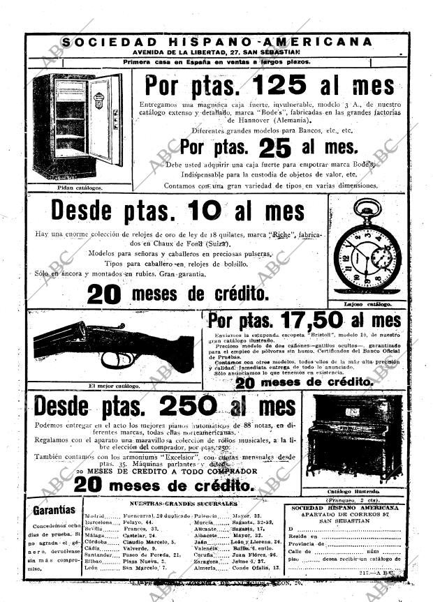 ABC MADRID 21-02-1923 página 25