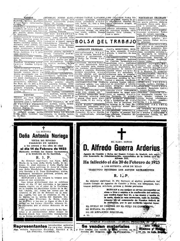 ABC MADRID 21-02-1923 página 27