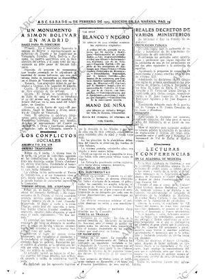 ABC MADRID 24-02-1923 página 19
