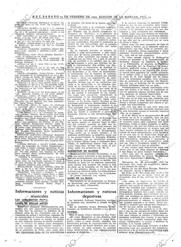 ABC MADRID 24-02-1923 página 24