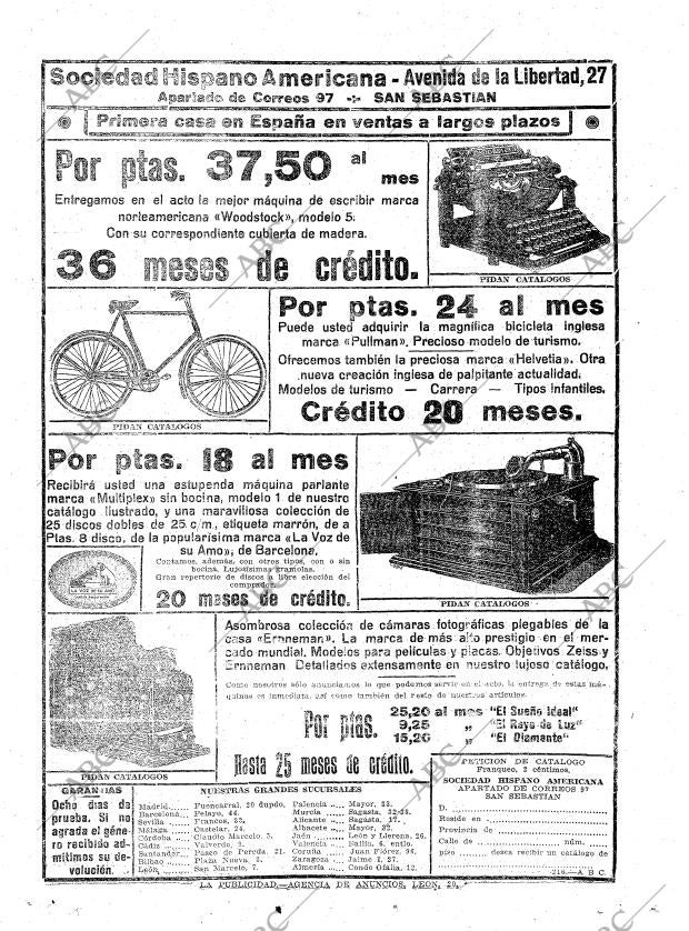 ABC MADRID 24-02-1923 página 25
