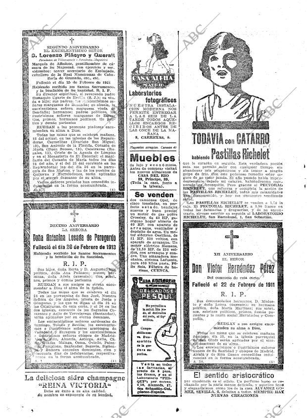 ABC MADRID 24-02-1923 página 28