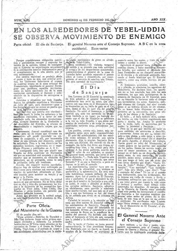 ABC MADRID 25-02-1923 página 15
