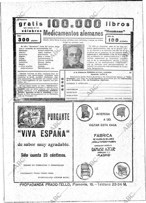 ABC MADRID 25-02-1923 página 20