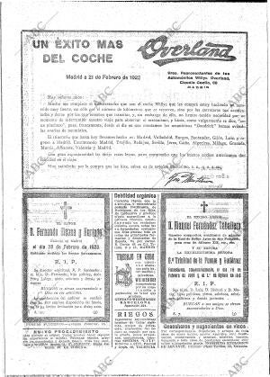 ABC MADRID 25-02-1923 página 38