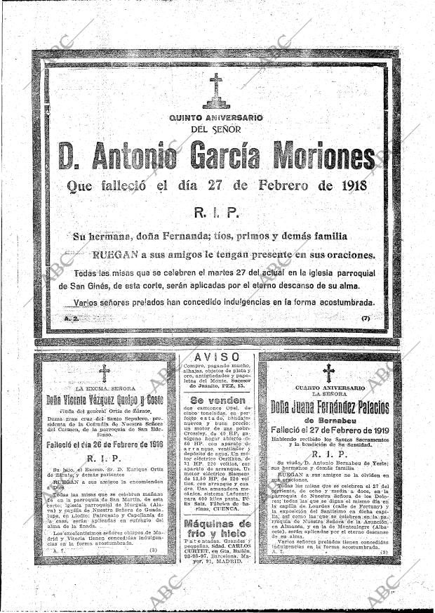 ABC MADRID 25-02-1923 página 39