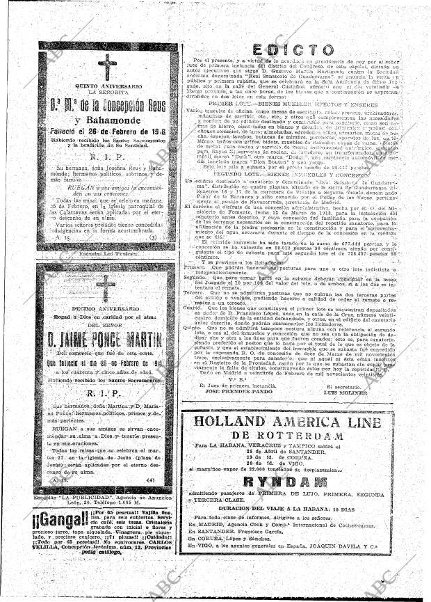 ABC MADRID 25-02-1923 página 41