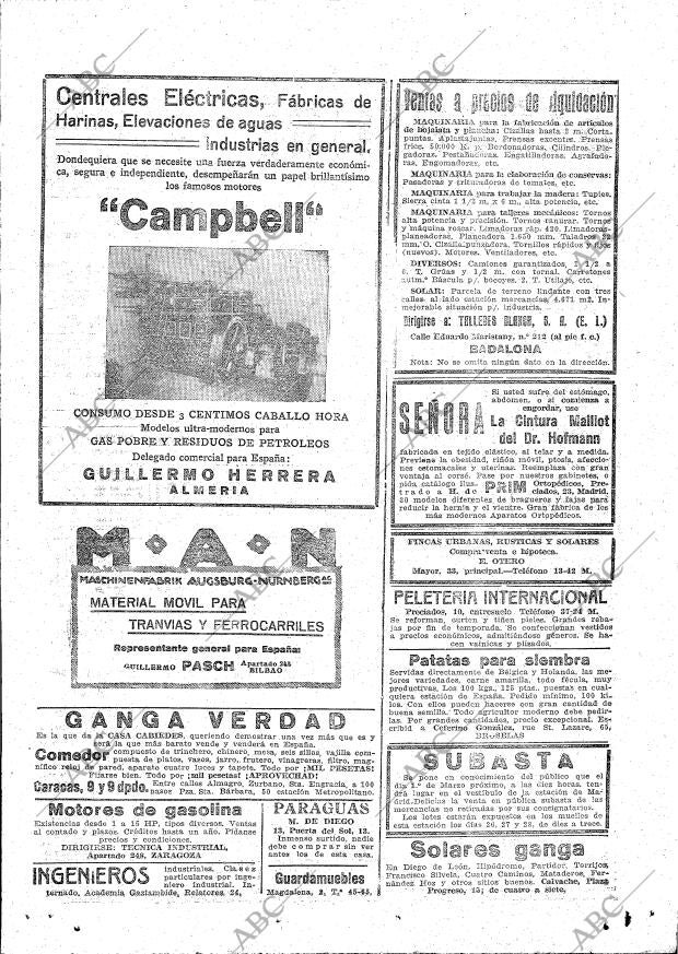 ABC MADRID 25-02-1923 página 45