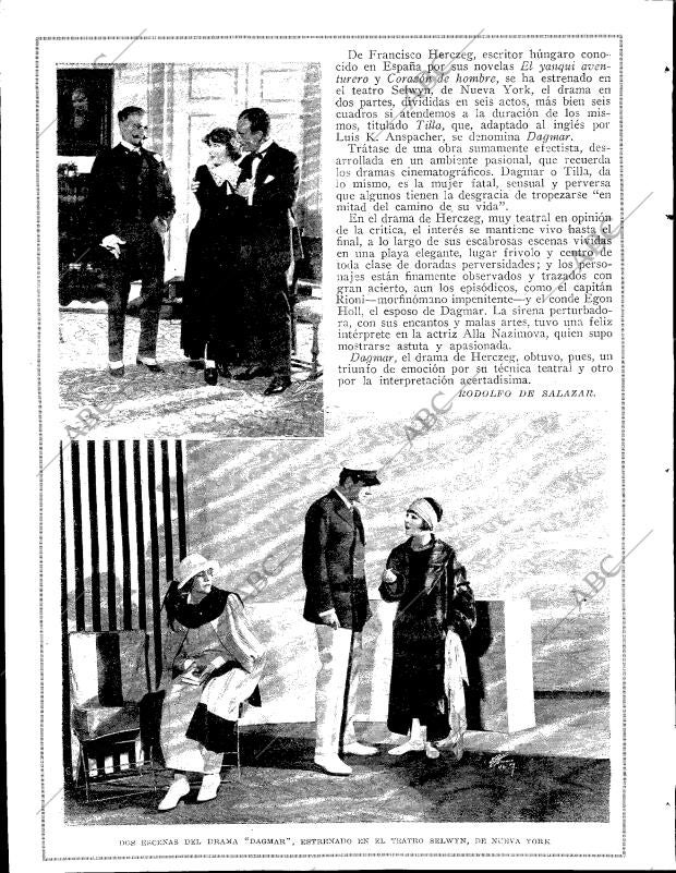 BLANCO Y NEGRO MADRID 25-02-1923 página 24