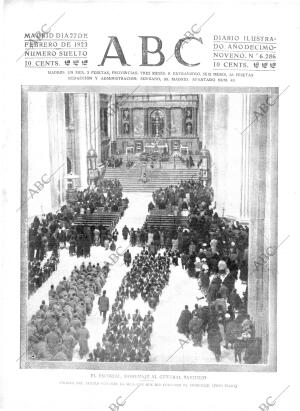 ABC MADRID 27-02-1923 página 1