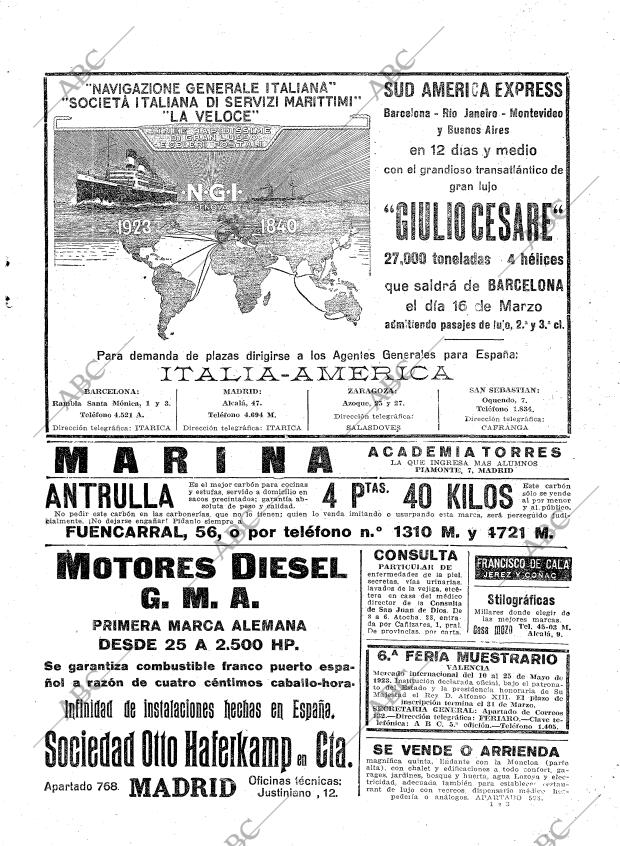 ABC MADRID 27-02-1923 página 39