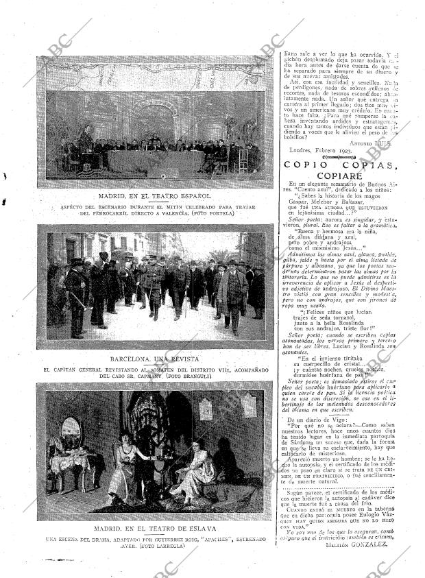 ABC MADRID 27-02-1923 página 5