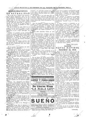 ABC MADRID 27-02-1923 página 8