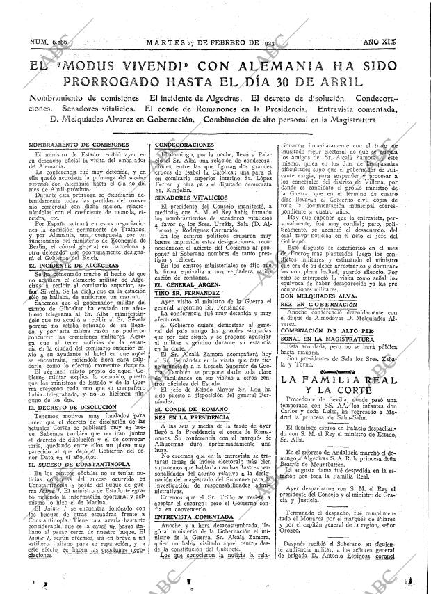 ABC MADRID 27-02-1923 página 9