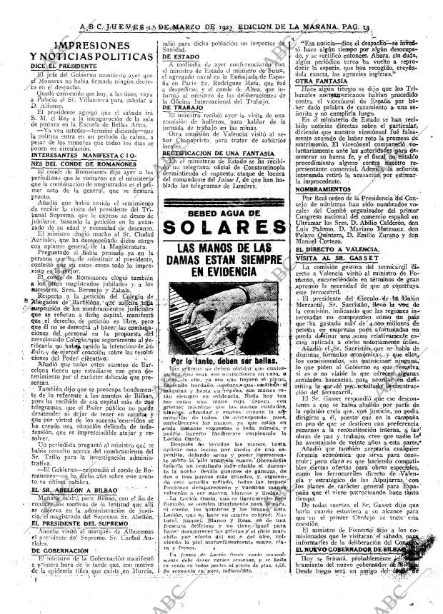 ABC MADRID 01-03-1923 página 13